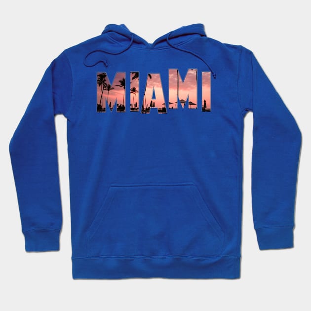 Miami Hoodie by afternoontees